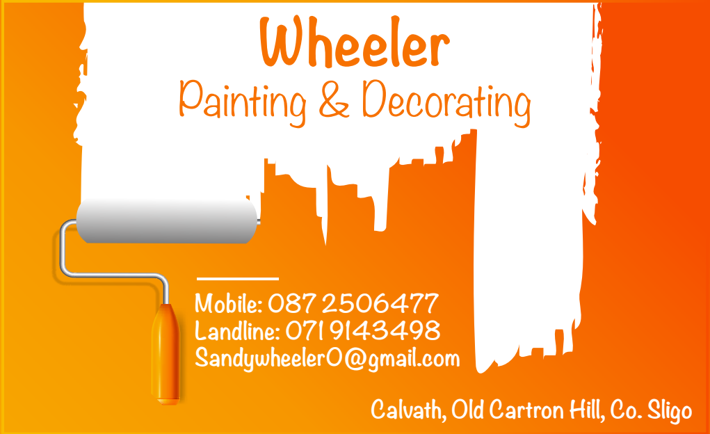 Wheeler's Painters and Decorators — supplied sponsor advertisement artwork