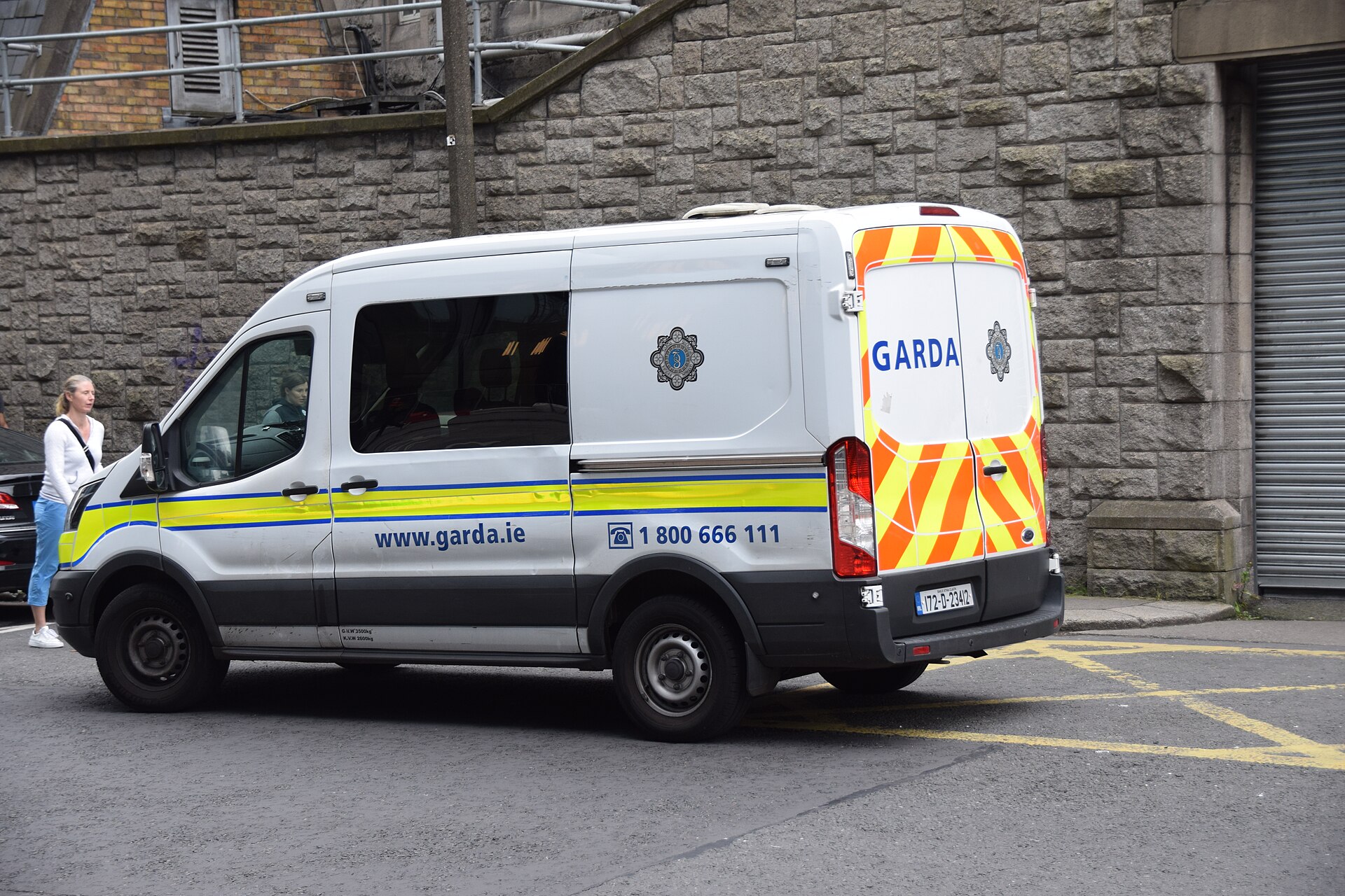 Marked Garda vehicle photographed in Ireland.